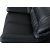 Dominic 2-Sitzer-Sofa aus schwarzem Kunstleder + Mbelpflegeset fr Textilien