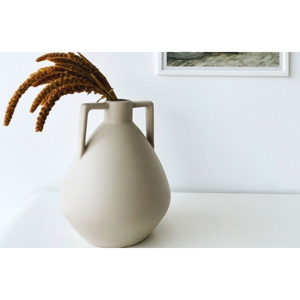 Furniervase - Creme Furniervase - Creme