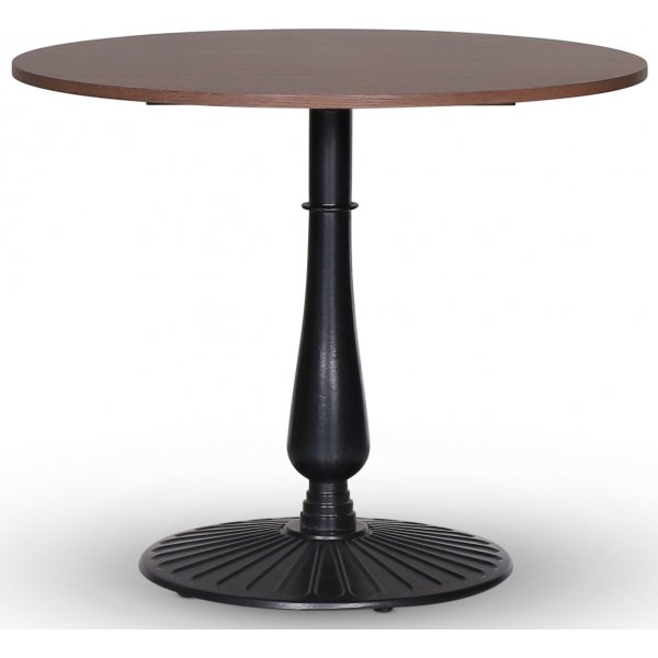 Mystery Table ca. 90 cm - Fu Blade schwarz/Holzimitat dunkel