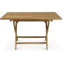 Salt klappbarer Tisch aus Teak - 140x80 cm
