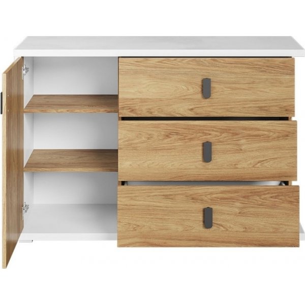 Simi Kommode 135 cm - Hickory/weiß Simi Kommode 135 cm - Hickory/weiß