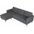 Diwan-Sofa, wendbar, grau Firenze