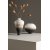 Scheibenvase 16 x 29 cm - Beige/Grau/Wei