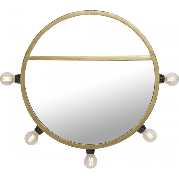 Bea Spiegellampe - Schwarz/Gold - 45 cm Bea Spiegellampe - Schwarz/Gold - 45 cm