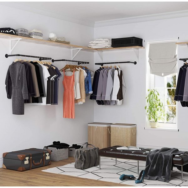 Kleiderstange Breite 92 cm - Schwarz