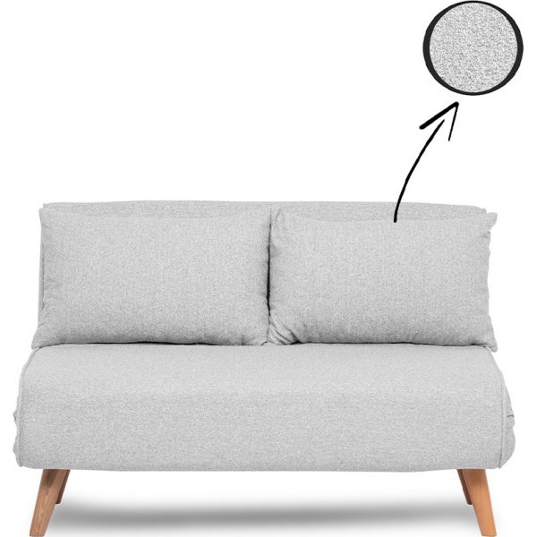 Folde 2-Sitzer-Schlafsofa - Grau