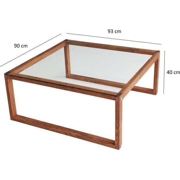 Via Couchtisch 90 x 90 cm - Holz Via Couchtisch 90 x 90 cm - Holz