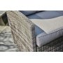 Moreno Outdoor-Sofagruppe aus grauem synthetischem Rattan