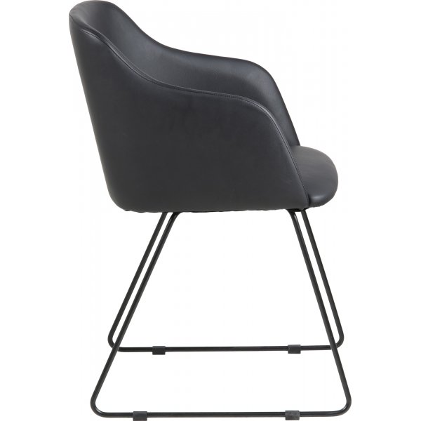 Casablanca Sessel - Schwarzes PU