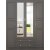 Bahar Kleiderschrank 140 x 50 x 210 cm - Anthrazit