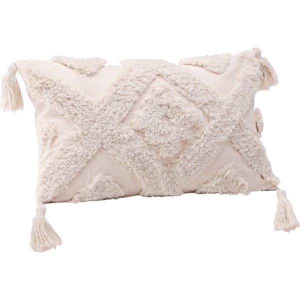 Jasmine Kissenbezug 50 x 30 cm - Cremewei