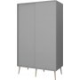 Softline Kleiderschrank - Grau