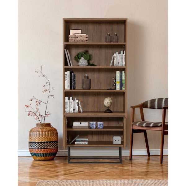 Bcherregal aus Walnussholz - Reale