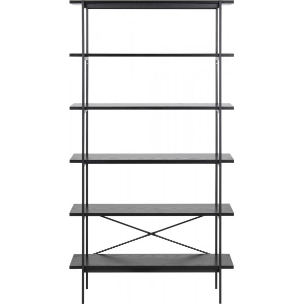 B�cherregal Angus 172 cm - Schwarz