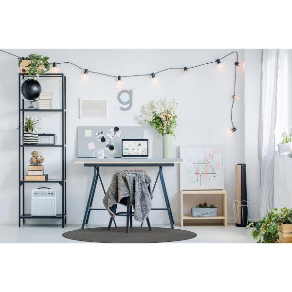 Flachgewebter Teppich Porto Grau Flachgewebter Teppich Porto Grau