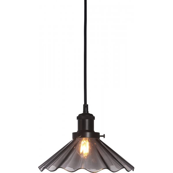 August Plissee-Fensterlampe - Schwarz - 25 cm August Plissee-Fensterlampe - Schwarz - 25 cm