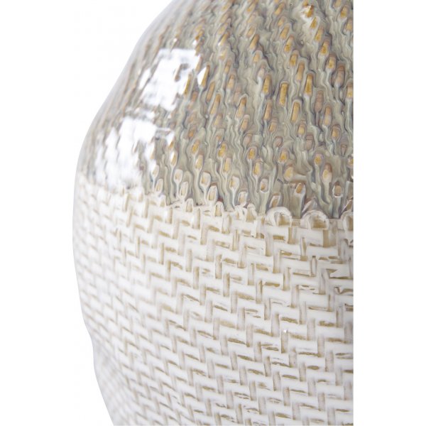 House Nordic Vase 29 - Wei/Grn