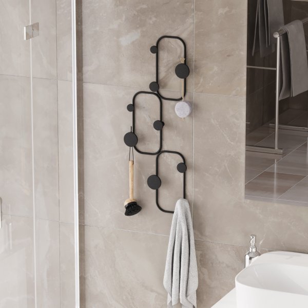 Lizzard Kleiderbügel - Schwarz Lizzard Kleiderbügel - Schwarz