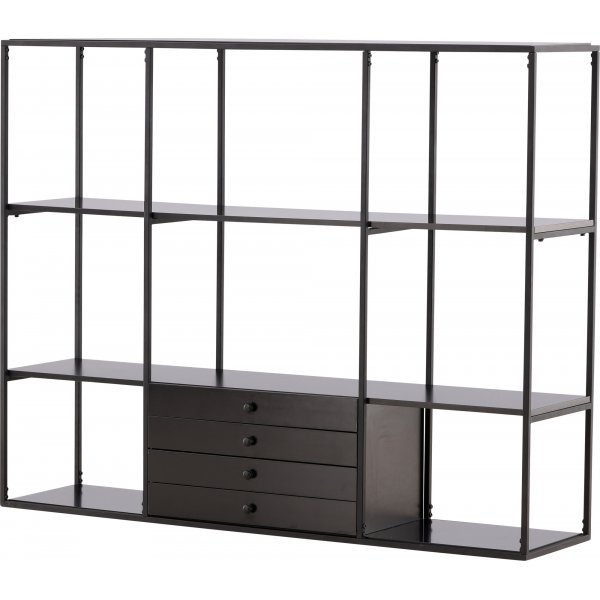 Bcherregal Amarillo - Schwarz