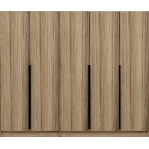 Cikani Kleiderschrank 225x52x210 cm - Eiche