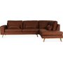 Ranger Sofa mit offenem Ende rechts - Leder Cognac