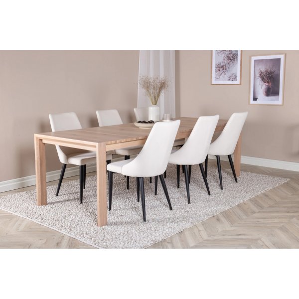 Castle Ausziehtisch 170-250 cm - Eiche hell Castle Ausziehtisch 170-250 cm - Eiche hell