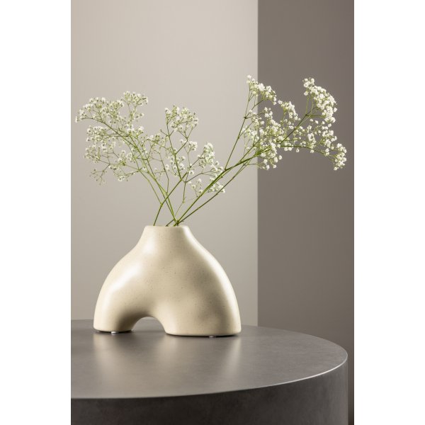 Kento Kerzenhalter - Beige/Schwarz Kento Kerzenhalter - Beige/Schwarz