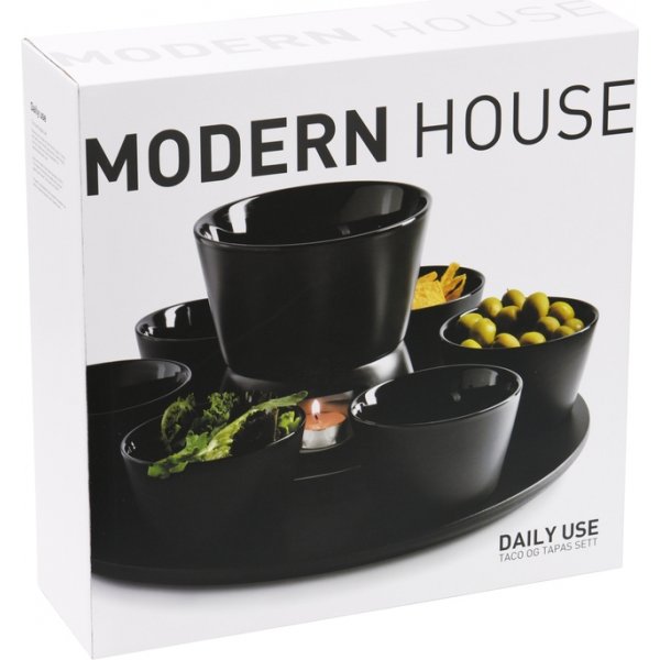 Taco-Set für den täglichen Gebrauch - Schwarz Taco-Set für den täglichen Gebrauch - Schwarz