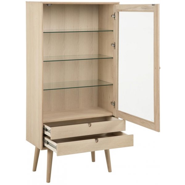 Century Vitrine - Weiß pigmentierte Eiche Century Vitrine - Weiß pigmentierte Eiche