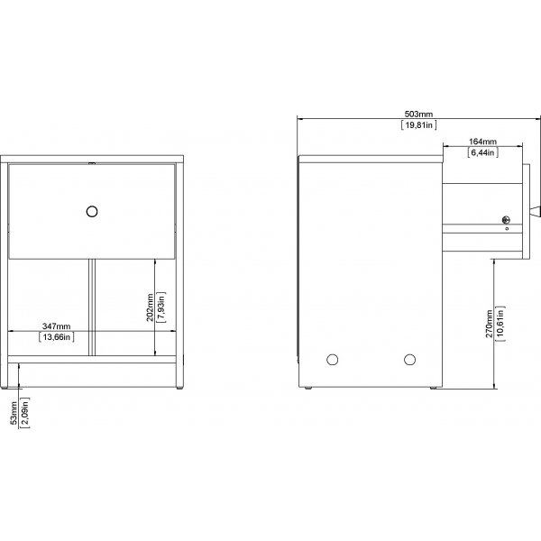 Mai Nachttisch - Hickory