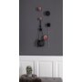 Giza Wandknpfe zum Aufhngen - Rosa/Messing - 3 Stk