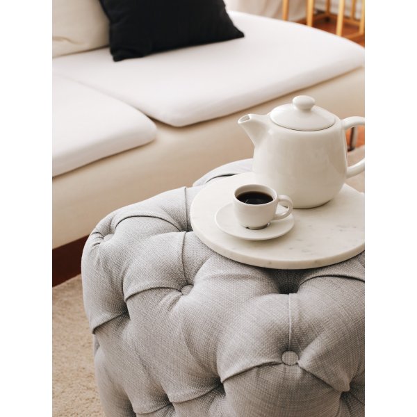 Colchester Pouf - Grau Colchester Pouf - Grau