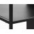 Billy Sideboard aus schwarzem Metall mit 3 Tren