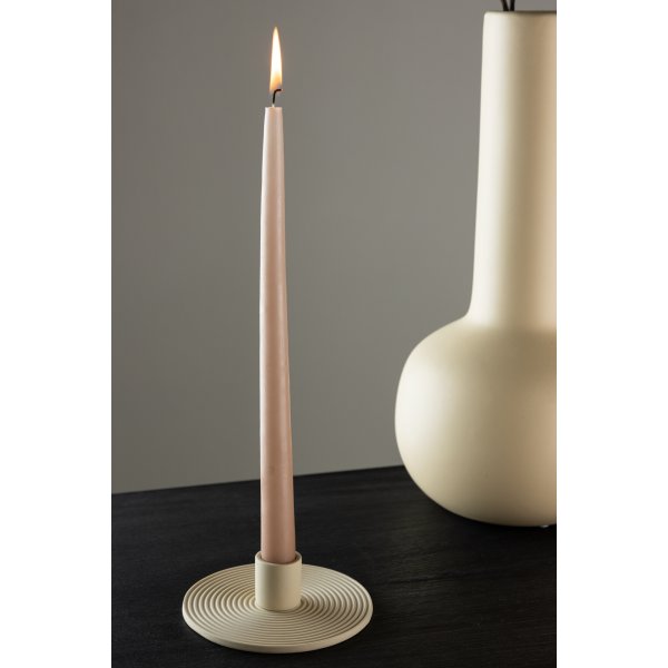 Durchmesser Kerzenständer 12 x 4 cm - Beige Durchmesser Kerzenständer 12 x 4 cm - Beige