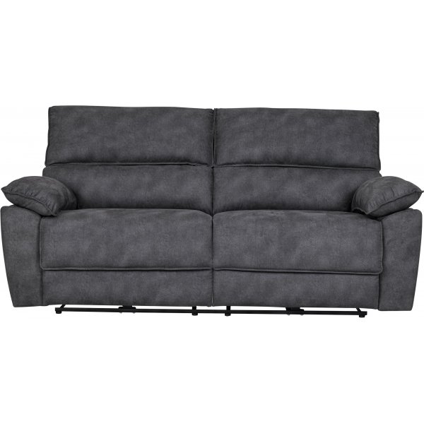 Sofa 3-Sitzer elektrisch verstellbarer Liegesessel - Grau