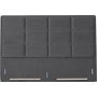 Maison 160x200 cm grauer Bettrahmen mit Stauraum im Bett