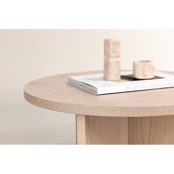 Melker Couchtisch 85 cm- Whitewash