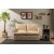 Saga 2-Sitzer-Schlafsofa - Creme