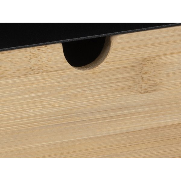 Joliet Nachttisch - Schwarz/Bambus Joliet Nachttisch - Schwarz/Bambus