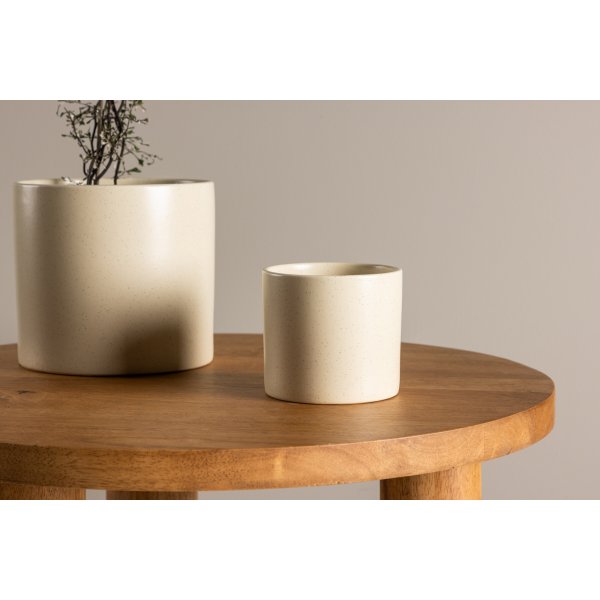 Sane Topf 11 x 10 cm - Beige/Schwarz Sane Topf 11 x 10 cm - Beige/Schwarz