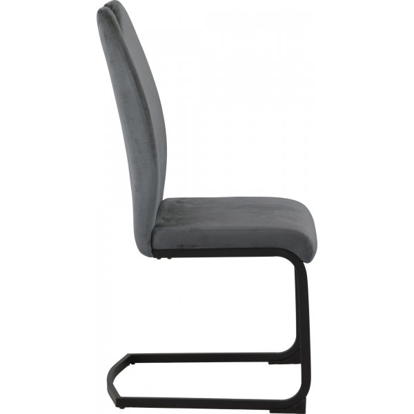 Esszimmerstuhl aus Wolle - Grau