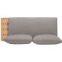 Lifestyle Garden Topaz Sofa-Set - Grau/Teak