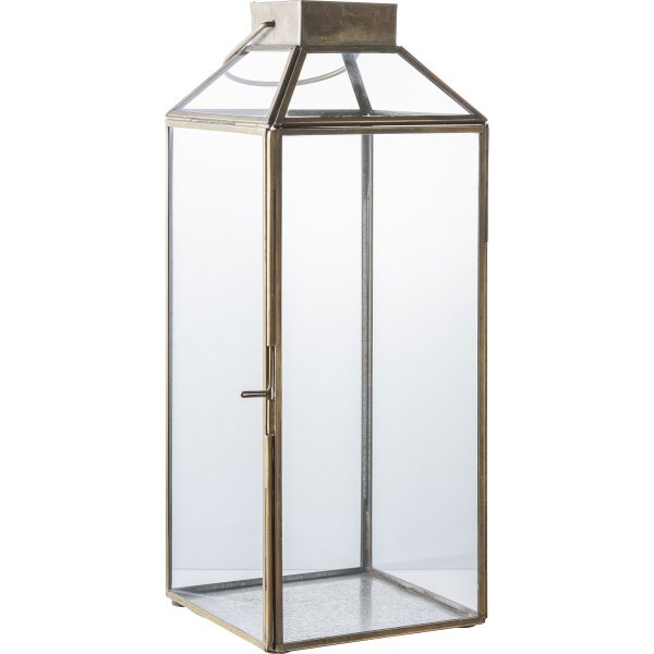 Mysore Kerzenlaterne - Antikmessing Mysore Kerzenlaterne - Antikmessing