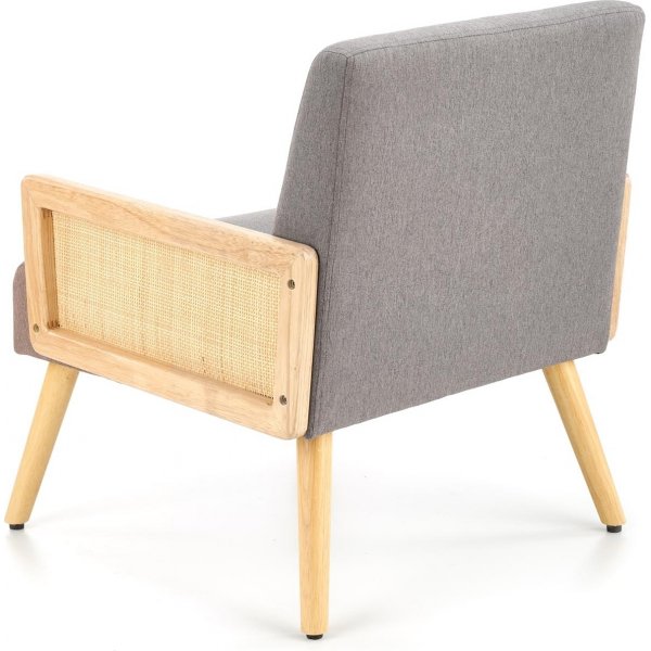 Sessel Fire - Grau & Holz Sessel Fire - Grau & Holz