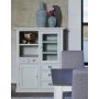 Marstrand Vitrinenschrank / Highboard - hellgrau