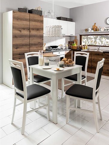 Bryk Esstisch 69 x 69 cm - Weiß Bryk Esstisch 69 x 69 cm - Weiß