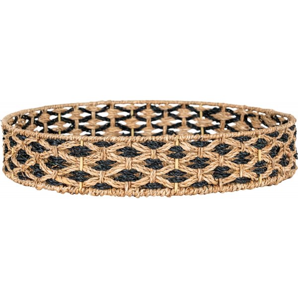 Tablett Nerja - Schwarz/Beige