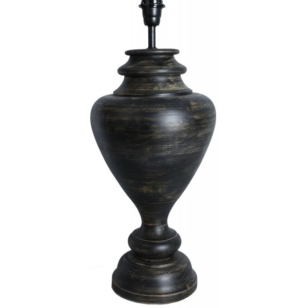 Mango Lampenfu H65 cm - Blackwash