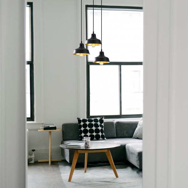 Deckenleuchte Bergen 181-S2 - Schwarz