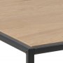 Seaford Couchtisch 100 cm - Eiche/schwarz